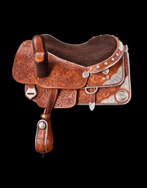 Exquisite Handcrafted Horse Leather Saddle